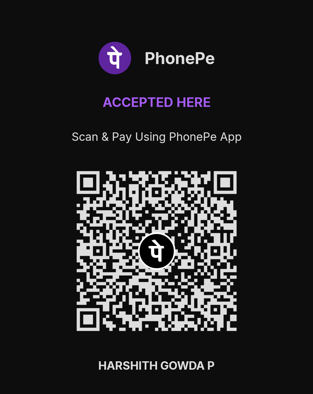 Code Morphicx Payment QR Code